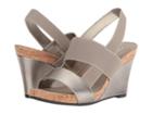 Aerosoles Magnolia Plush (silver) Women's Wedge Shoes