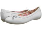 Geox D Charlene 1 (white 2) Women's Flat Shoes