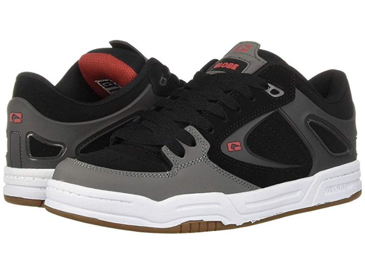 Globe Agent (black/charcoal/red) Men's Skate Shoes