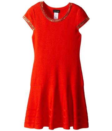 Marciano Kids Portia Bandage Dress (big Kids) (coral) Girl's Dress