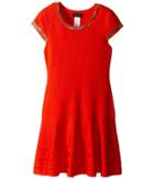 Marciano Kids Portia Bandage Dress (big Kids) (coral) Girl's Dress