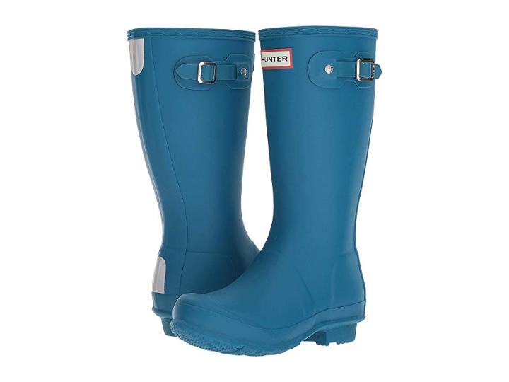 Hunter Kids Original Kids' Classic Rain Boot (little Kid/big Kid) (ocean Blue) Kids Shoes