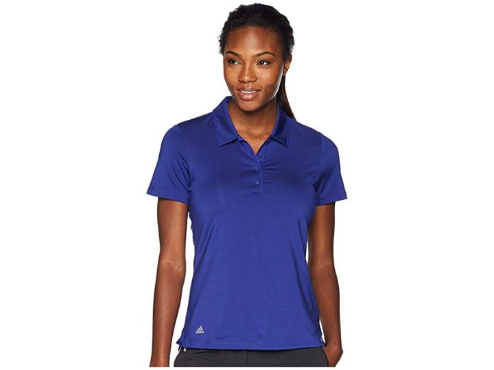 Adidas Golf Ultimate Short Sleeve Polo (real Purple) Women's Short Sleeve Knit