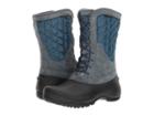 The North Face Thermoball Utility Mid (turbulence Grey/monterey Blue (past Season)) Women's Pull-on Boots