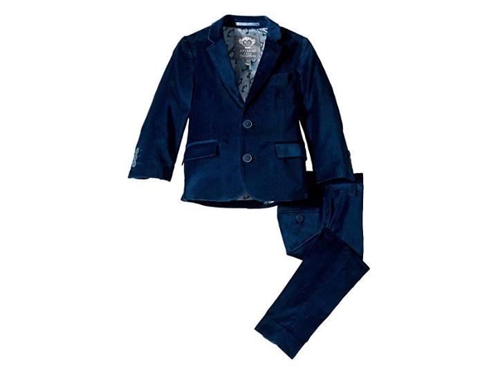 Appaman Kids Two-piece Mod Suit (toddler/little Kids/big Kids) (seaport Velvet) Boy's Suits Sets
