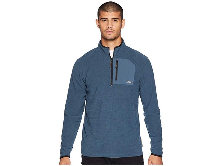 Quiksilver Waterman Boat Trip 2 Technical Pullover (orion Blue) Men's Clothing