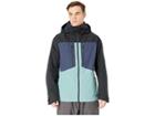 Burton [ak] 2l Swash Jacket (trellis/mood Indigo/true Black) Men's Coat