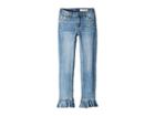 Ag Adriano Goldschmied Kids 23 Ankle Skinny Jeans With Ruffle Hem In Iris (big Kids) (iris) Girl's Jeans