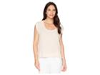 Three Dots Cade Gauze Top (cameo) Women's Clothing
