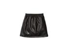Ella Moss Girl Faux Leather Skirt (big Kids) (black Floral) Girl's Skirt