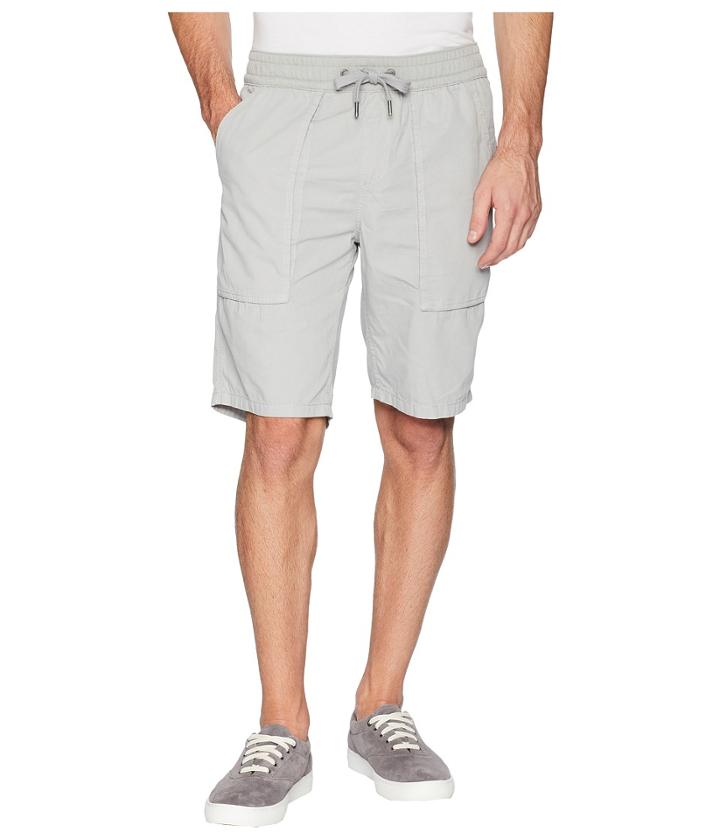 Calvin Klein Jeans Poplin Utility Shorts (light Pavement) Men's Shorts