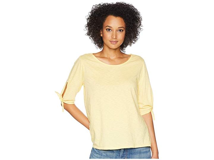 Fresh Produce Vintage Tie Sleeve Tee (sunshine) Women's T Shirt