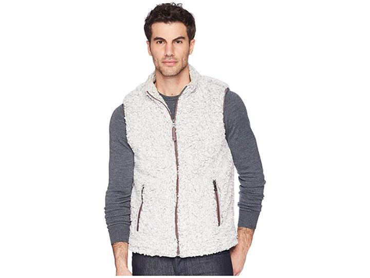 True Grit Frosty Tipped Pile Double Up Vest (heather) Men's Vest