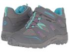 Merrell Kids Hilltop Mid Quick Close Waterproof (big Kid) (grey Multi/suede/mesh) Girls Shoes