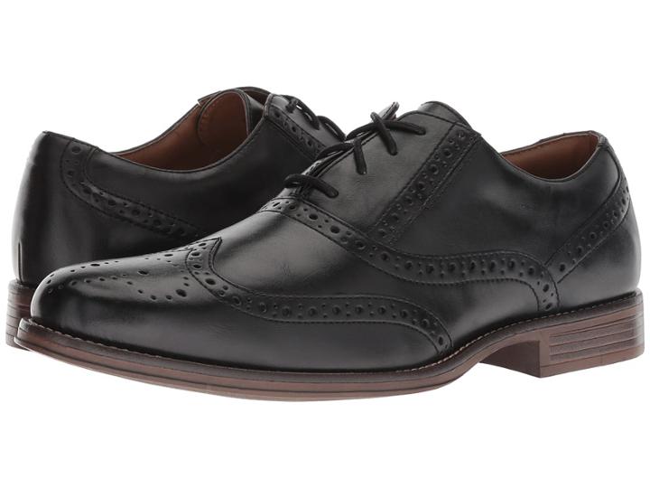 Dockers Thatcher (black) Men's Lace Up Wing Tip Shoes