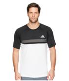 Adidas Club Colorblock Tee (black) Men's T Shirt