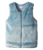 Splendid Littles Faux Fur Vest (big Kids) (light Blue) Girl's Vest