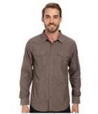 Prana Ascension (mud) Men's Long Sleeve Button Up