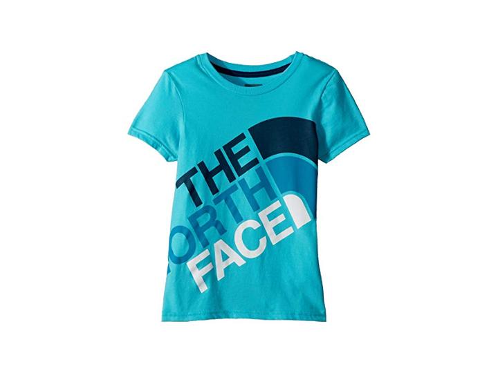 The North Face Kids Short Sleeve Graphic Tee (little Kids/big Kids) (blue Curacao) Girl's Short Sleeve Pullover