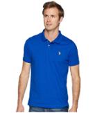 U.s. Polo Assn. Jersey Polo Shirt (blue Raft) Men's Clothing
