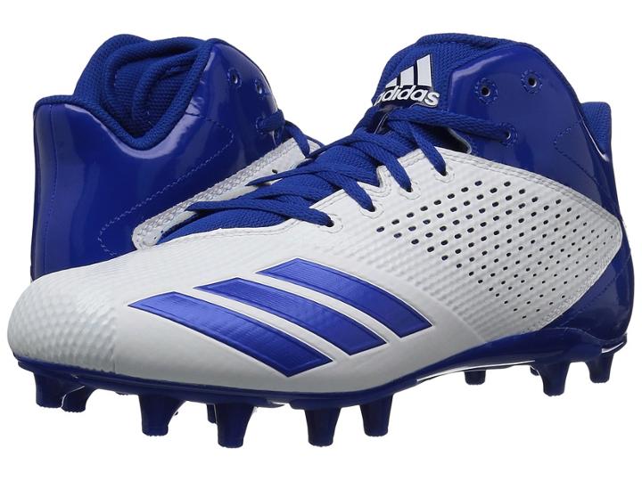 Adidas 5-star Mid Football (footwear White/collegiate Royal/collegiate Royal) Men's Cleated Shoes