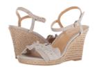 Jack Rogers Vale (dove Grey Suede) Women's Wedge Shoes