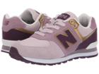 New Balance Kids Pc574v1 (little Kid) (light Cashmere/dark Currant) Girls Shoes