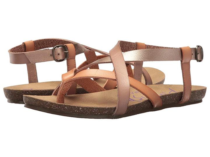 Blowfish Granola (blonde/pearl Rose Gold/blush Dyecut) Women's Sandals