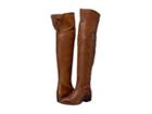 Frye Ray Over The Knee (cognac Polished Soft Grain) Women's  Boots