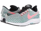 Nike Air Zoom Pegasus 35 Flyease (barely Grey/hot Punch/geode Teal/black) Men's Running Shoes