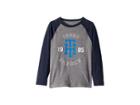 Tommy Hilfiger Kids Julius Long Sleeve Crew Neck Shirt (toddler/little Kids) (medium Grey) Boy's Clothing