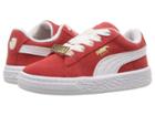 Puma Kids Suede Classic Bboy Fabulous (toddler) (flame Scarlet/puma White) Boys Shoes