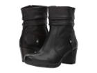 Wolky Colville (black Vegi Leather) Women's Dress Pull-on Boots