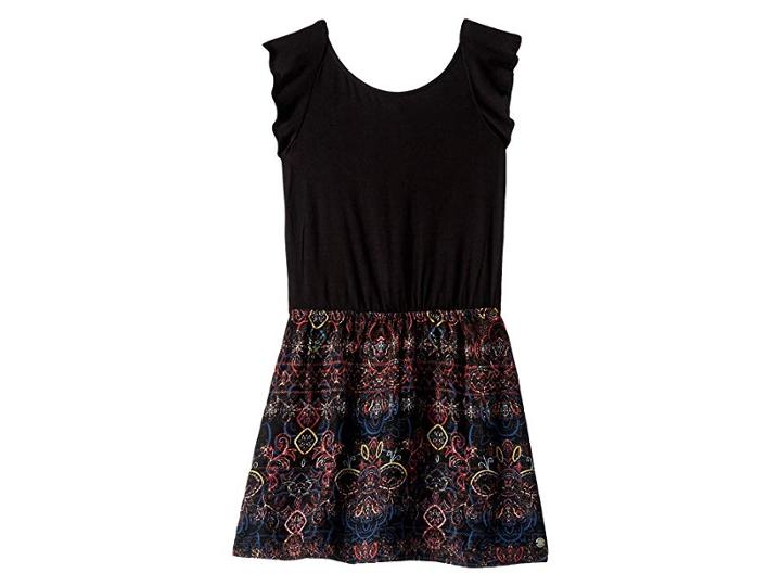 Roxy Kids Birds That Fly Dress (big Kids) (true Black Nightlights) Girl's Dress