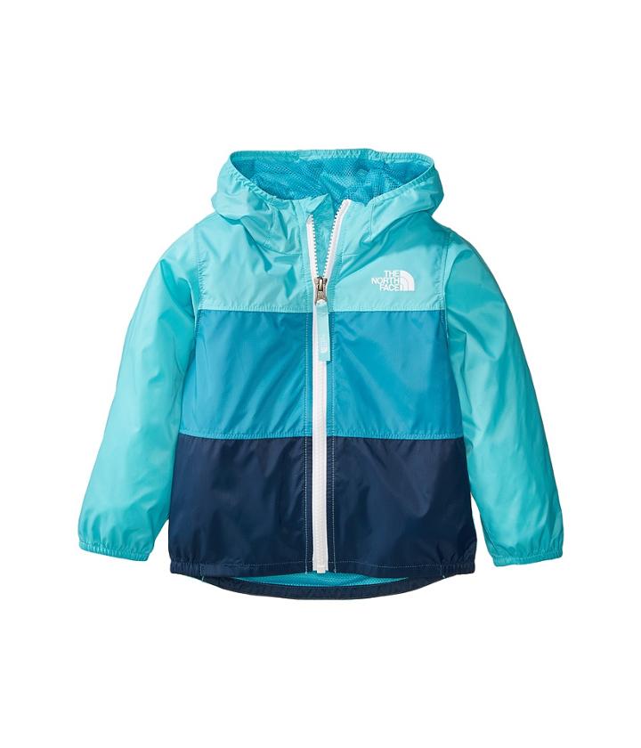 The North Face Kids Flurry Wind Jacket (toddler) (blue Curacao) Girl's Coat