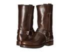Frye John Addison Harness (dark Brown Smooth Pull-up Leather) Men's Boots