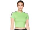 Puma Puma X Fenty By Rihanna Short Sleeve Cropped Tee (green Gecko) Women's T Shirt