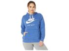 Nike Plus Size Sportswear Gym Vintage Hoodie Hbr (indigo Force/sail) Women's Clothing