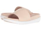 Fitflop Loosh Luxetm Leather Slide Sandals (nude Leather) Women's  Shoes