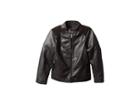 Urban Republic Kids Justin Faux Leather Biker Jacket Ribbed Shoulder (toddler) (dark Brown) Boy's Coat