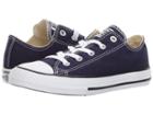 Converse Kids Chuck Taylor All Star Ox (little Kid) (midnight Indigo) Kids Shoes