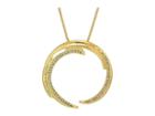 House Of Harlow 1960 Wave Pendant Necklace (gold) Necklace