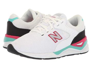 New Balance Kids Kjx90v1p (little Kid) (white/teal) Kids Shoes