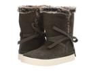 Toms Vista Water-resistant Boot (forest Waterproof Suede/faux Fur) Women's Pull-on Boots