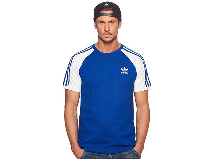 Adidas Originals 3-stripes Tee (collegiate Royal) Men's T Shirt