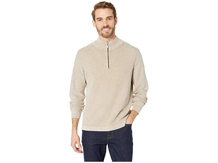 Tommy Bahama Island Tide 1/2 Zip (twill) Men's Clothing