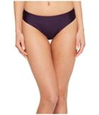 Becca By Rebecca Virtue Reversible Shimmer American Fit Pant Bottoms (plum) Women's Swimwear