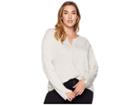 Sanctuary Plus Size Sienna Mix Top (heather Salt) Women's T Shirt