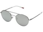 Prada Linea Rossa 0ps 51ss (matte Silver/light Grey Mirror Silver) Fashion Sunglasses