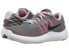 Nike Lunarstelos (dark Grey/wolf Grey/pink Blast/black) Women's Running Shoes